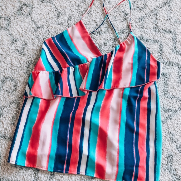 Color Block Tank Top - Picture 3 of 4